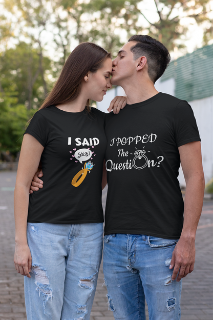 Couple T Shirt For Pre Wedding Shoot - nautukee.com