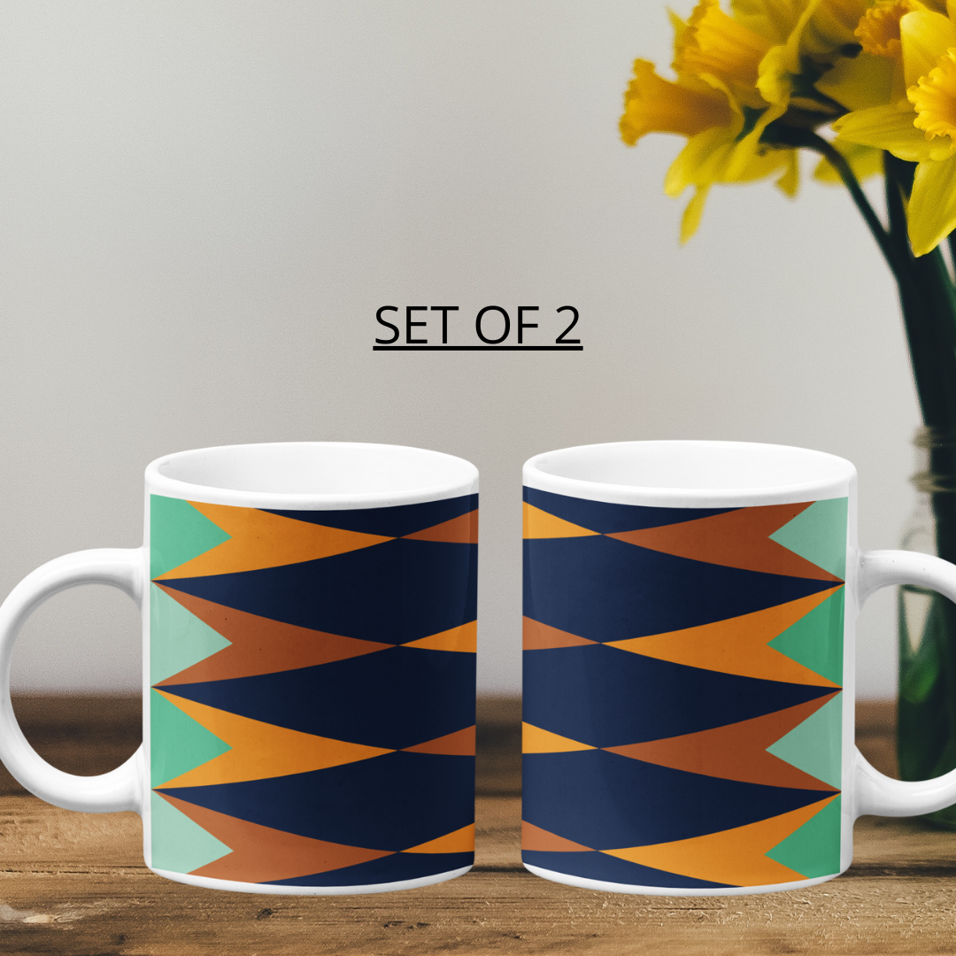 Printed Coffee Mugs - Set Of 2 - nautunkee.com