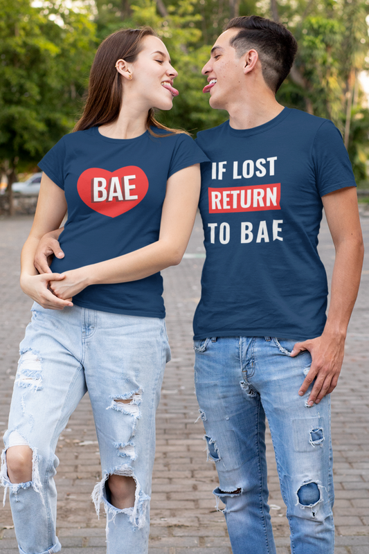 BAE couple t shirt for pre wedding shoot- nautunkee.com 