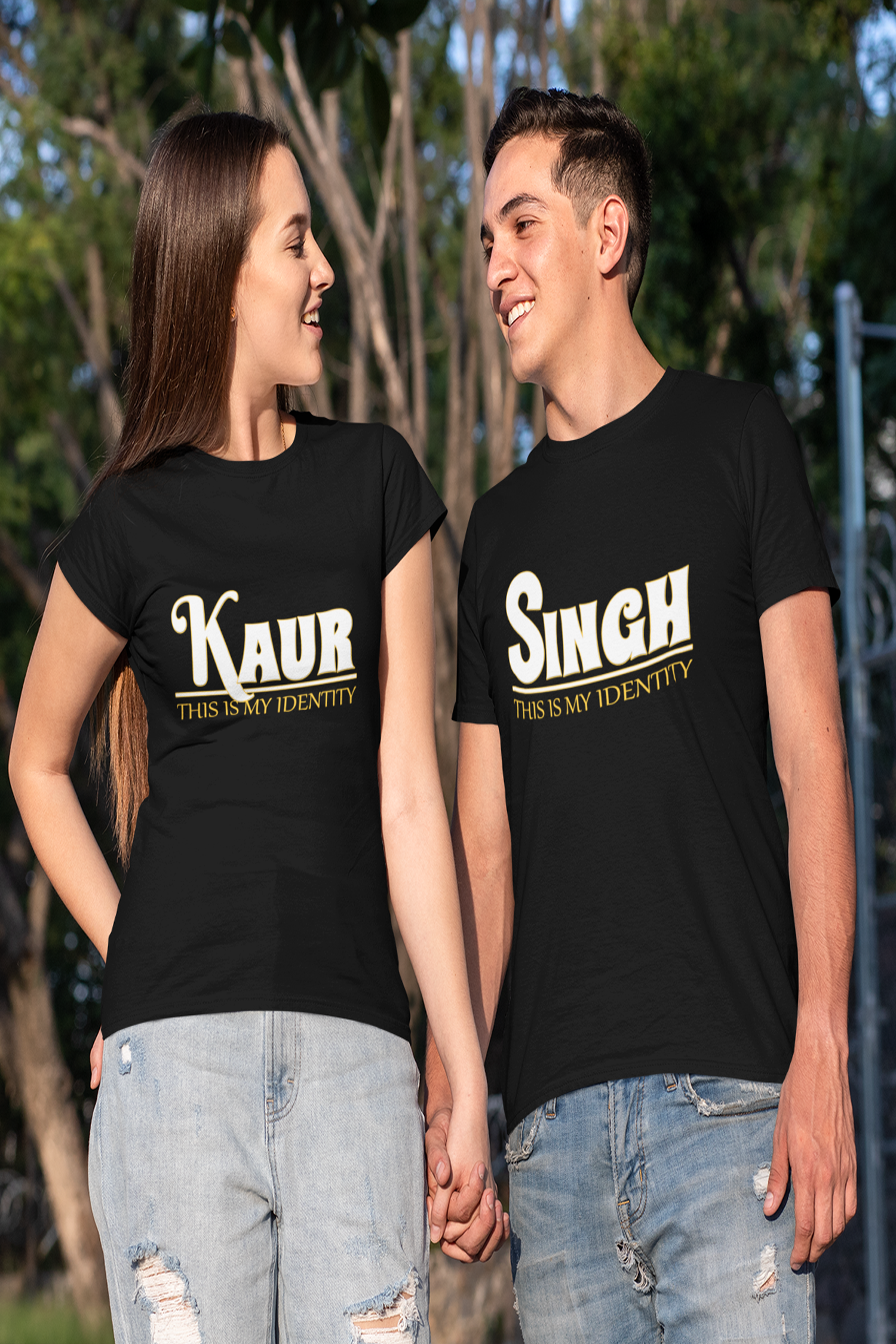 Singh Kaur Couple T-Shirt Online in India - Nautunkee.com