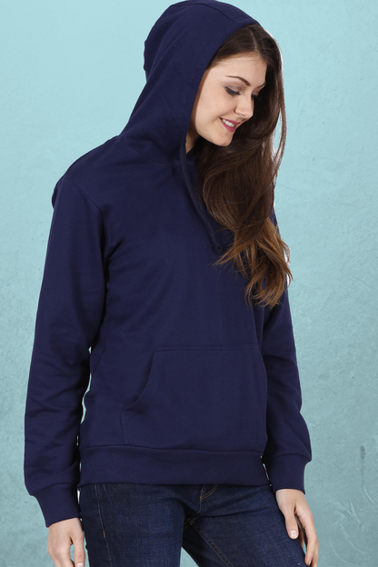 Plain blue hoodie women's hotsell