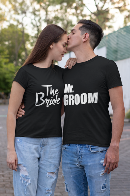 bride & groom couple t shirt for pre wedding couple t shirts for pre wedding shoot couple t shirts for pre wedding - nautunkee