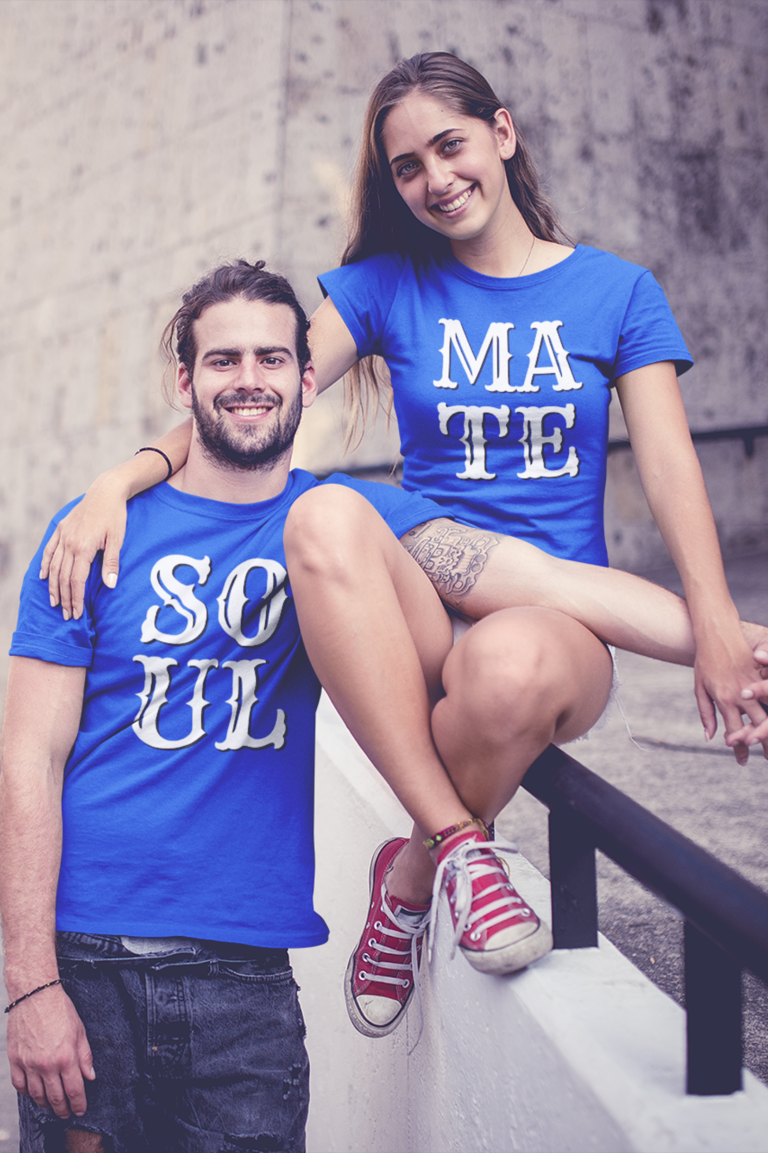 Soulmate Couple T-Shirt For Pre Wedding Shoot - nautunkee.com