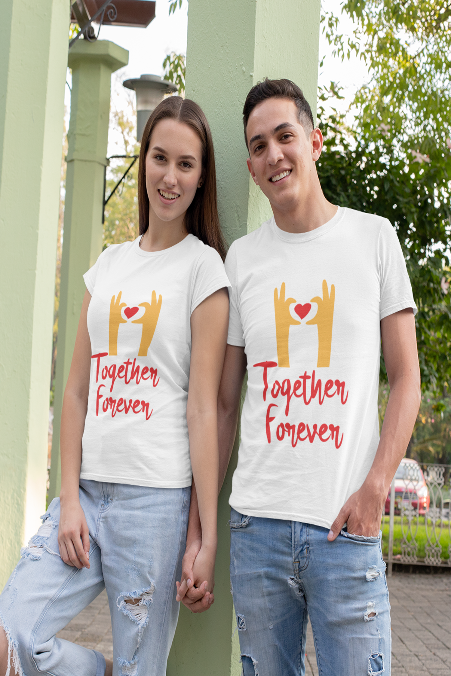 Together Forever Matching Couple Tees - nautunkee.com