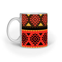 Boho Ceramic Coffee Mug Set Of 2
