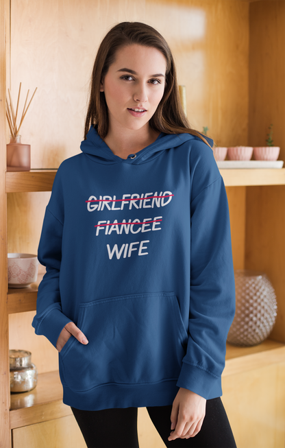 Fiance To Husband Fiancee To Wife Couple Hoodie