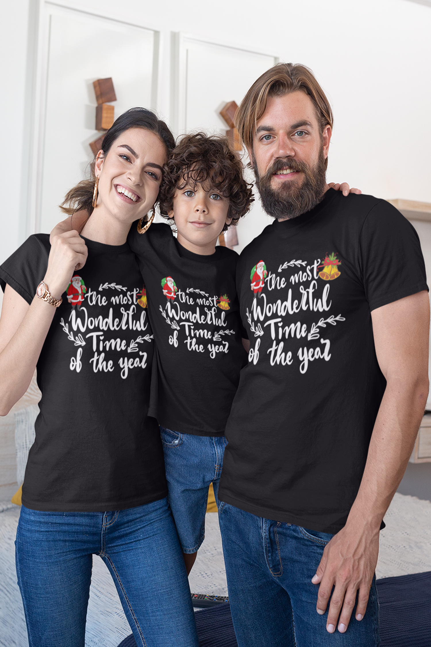 Christmas family t-shirts | Family T-Shirts for christmas party- nautunkee.com