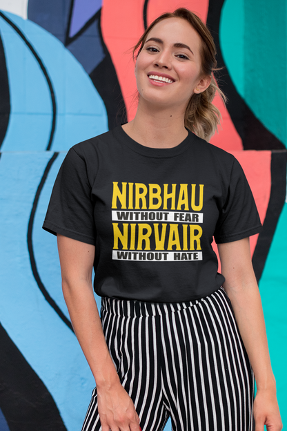 Nirbhau Nirvair Punjabi Couple T-Shirt