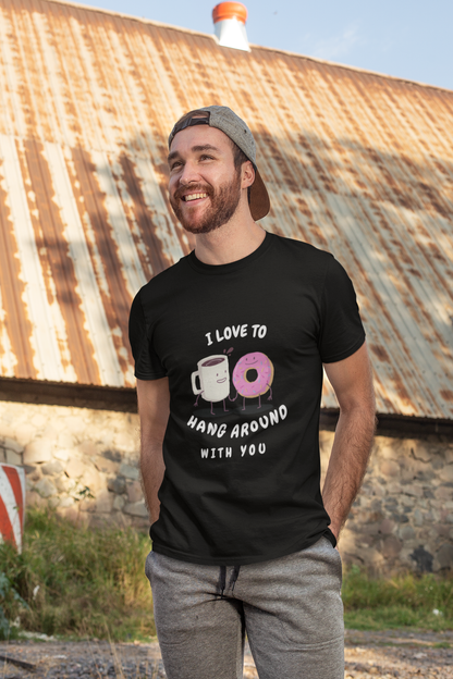 Love To Hang Around With You Matching Couple T-Shirt