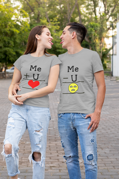 ME +U ME-U Matching Couple T-Shirt