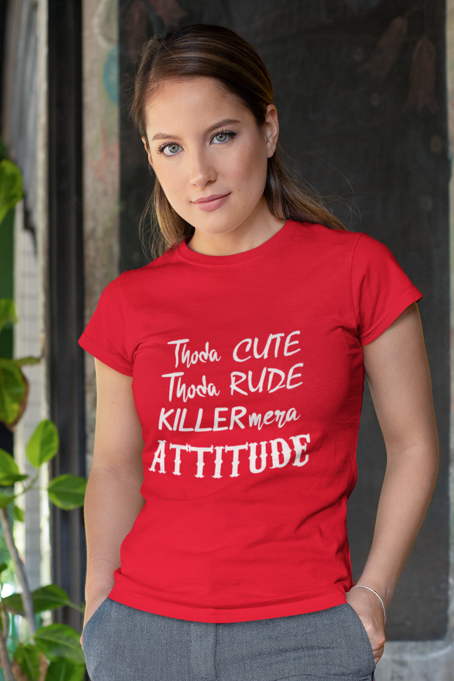 Killer Mera Attitude tshirt For Women online in India- nautunkee.com